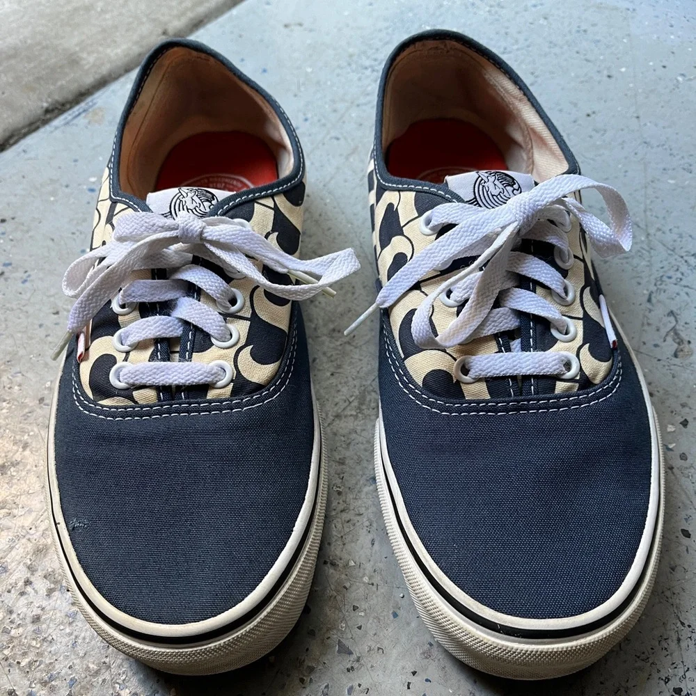 VANS Authentic SF Surf US OPEN Of Surfing 2018 Wave Checkerboard 9.5